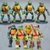 4pcs TMNT Model Teenage Mutant Ninja Turtle Anime Raphael Figuras Peripheral PVC Action Figure