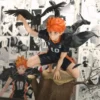 22CM Haikyuu!! Hinata Shoyo Kageyama Tobio Anime Cartoon Model Kit Desktop Collectible Figure