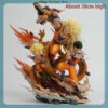 28cm Dragon Ball Goku Gofan Goten Fist Explosion Model Statue Collectible Figure