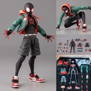 Hot Action Spiderman Miles Morales Action Figure Collection Sentinel Marvel Spider-Man Into the Spider Verse Figures Model Toys