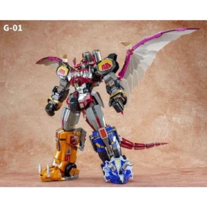 In Stock 28cm G-01 Dinosaur Squad Extraordinary Squad Dino Megazord Mech Mobile Finished Model Restoration Version Can Combine