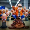 Jt Statue Dragon Ball Z Kame Sennin Master Roshi Umigam Krillin Collectible Figure
