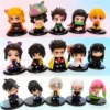 Q Version Demon Slayer Sitting Ghost Tanjiro Nidouzi Inosuke Zenizu Action Figure