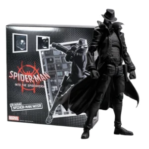 Spider Man Noir Peter Parker Ultimate Spider Man Earth-90214 Darkness Black Marvel legend SHF Toys Action Figure Model Kids Gift