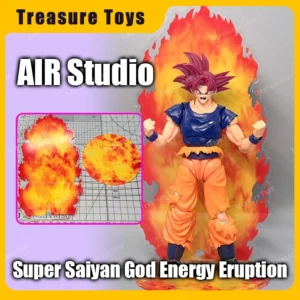 AIR Studio Dragon Ball Super Saiyan SHF Son Goku Super Saiyan Energy Eruption Special Effect Accessories Action Figure Toys Gift