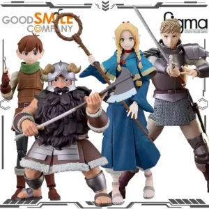 GSC Original Figma Delicious in Dungeon Chilchack Senshi Marsilla Laius Action Figure Toys for Boys Girls Gift Collectible