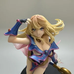 Yu Gi Oh Dark Magician Girl Gk Figure With Kuriboh Replaceable Face Anime Game Statue Desktop Decor Collectible For Anime Fans