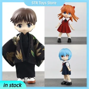 1/12 Ob11  Ikari Shinji Asuka Langley Sory Bjd Movable Joints Anime Figures Cute Mystery Box Gsc Dress-Up Dolls Toys Gifts