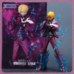 24cm One Piece Figure Sanji Anime Figures VinSmoke Sanji Figurine Devil Foot Statue Pvc Model Collection Decor Toy Birthday Gift