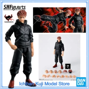 100%Original Bandai Jujutsu Kaisen S.H.Figuarts SHF Yuji Itadori Sukuna's Vessel Action Figure Gifts Collectible Model Toys