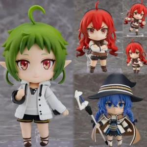 New 10cm Mushoku Tensei 1567# 1749# 1787# Roxy Migurdia Dual Pack Change Face Figures Articulated Decoration Pvc Model Doll Toy