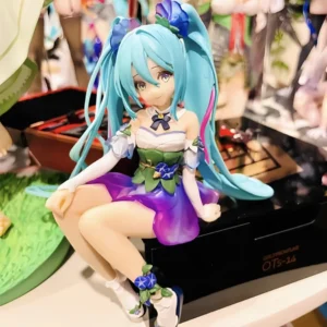 15cm Anime Figure Hatsune Miku Morning Glory Fairy Noodle Stopper Miku Action Figure PVC Collection Model Ornament Toys Gifts