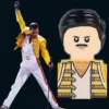 Queen Freddie Mercury Rock Star Mini Man Figurine Building Blocks Bricks Collectible Figure
