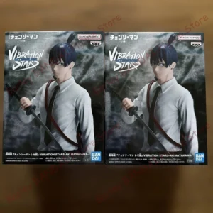 Original BANDAI BANPRESTO Vibration Stars Chainsaw Man Reze Aki Hayakawa Anime Figure Action Figurine Model Toys Holiday Gifts