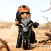 Motorcycle Rider Sculpture Resin Fashionable Small Home Decor Bedroom Study Computer Desk Collectible Figure