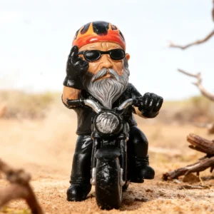 Motorcycle Rider Sculpture Resin Fashionable Small Ornament Home Decor Bedroom Study Computer Desk Desktop Accessory