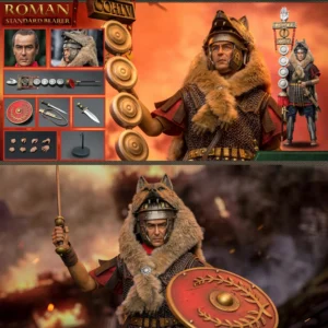 HHMODEL HAOYUTOYS HH18061 1/6 Roman Flag Bearer Imperial Legion 12" Action Figure Collectible Model Toy for Adult