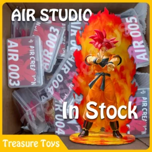 In Stock AIR Studio Dragon Ball Super Saiyan God Super Saiyan Son Goku Head Accessories Anime Action Figure Model Toys Gifts