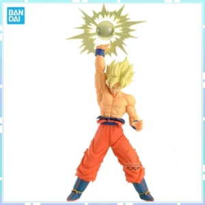 Bandai Original Banpresto Anime Dragon Ball Z G×materia Super Saiyan Goku PVC Action Figure Collection Model Toys