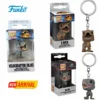 FUNKO POP Keychain Jurassic World T.REX VELOCIRAPTOR BLUE Vinyl Pocket Collectible Figure