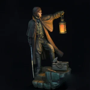 Resin Model figure, 1/24 Vampire Hunter, GK, Fantasy Theme, Unassembled and unpainted kit