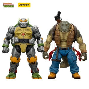 1/18 JOYTOY Action Figure Turtles Leatherhead Metalhead Anime Model Collection Toy For Gift