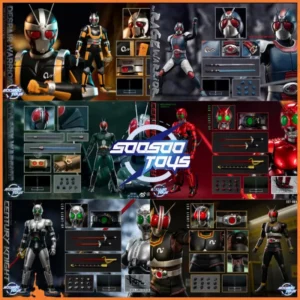 New Stock Soosootoys SST-070 SST-071 1/6 Scale Masked Rider Black Shadow Moon Drama 12-inch Full Set Action Figure Soldier Toys
