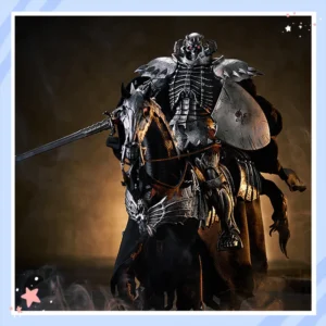 GSC Figma Skull Knight DX Edition Berserk Poseable Action Figure Armor Cape Sword Shield Anime Collectible Model