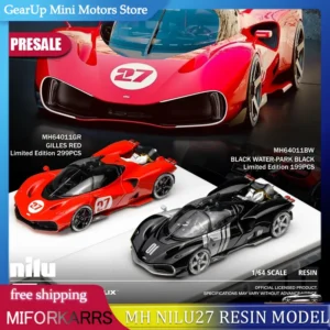 New In Stock Motorhelix Mh 1:64 Nilu27 Resin Miniature Car Model Nilu27 Supercar Limited Edition 199pcs Model Toys Kids Gift