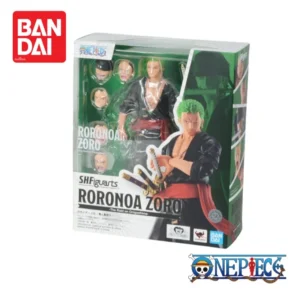 Bandai Original One Piece Roronoa Zoro 100% Genuine In Stock Model Anime Merchandise Action Figure Ornaments Limited