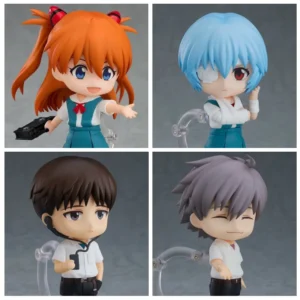 Nendoroid EVA Movie Version Asuka Langley Rei Ayanami Shinji Ikari Kaworu Nagisa Articulated Anime Collectible Action Figures