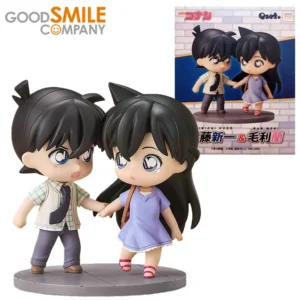 GSC Qset+ Jimmy Kudo+Rachel Moore Action Figures Detective Conan Anime Model Kit Toys for Boys Original Box Collection