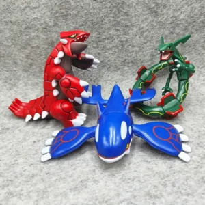 Pokemon Anime Rayquaza Kyogre Groudon Action Figures Joint Movable Model Kids Charm Collection Toys Friends Birthday Gift