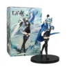 18CM Genshin Impact Game Eula Standing with Sword On Back Collectible Figure