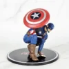 Marvel Hulk Capain America Ironman Spider Man Model Collecion with Base 10-13CM Action Figure