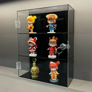 1pc Counter top lockers are dust-proof, suitable for cosmetics, glasses, stones, lipstick, perfume, independent, storage rack