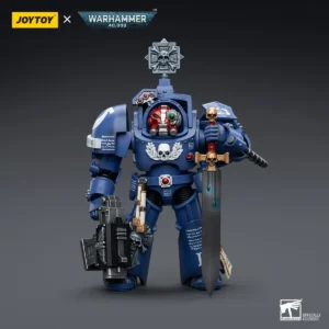【Accessories】JOYTOY Warhammer 1/18 Action Figure Ultramarines Terminators Sergeant Terconon Model Toy 3.75inch