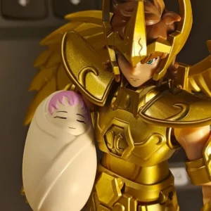 New Original Blokees Gold Saint Action Figure Champion Saori Kido Seiya Mu Aiolia Assembly Figure Desk Decor Toys Birthday Gifts
