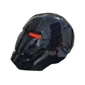 Hot Iron Man Mk5 Figure Cos Mask 1:1 Wearable Voice-Activated Deformation Helmet Around Animation Derivatives Model Toy Gift Boy