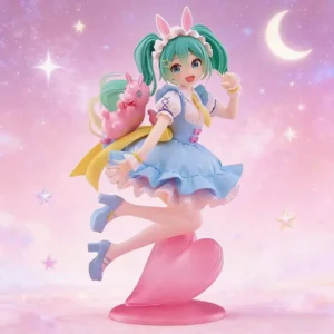 2025 New Original Genuine Model Hatsune Miku x Rody 17cm AMP Fairy Tale Figure Anime Figurine Collections Toys Gifts Wholesale