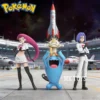 3-11cm Anime Pokemon Rocket Team PVC Statue Model Collectible Figure
