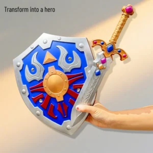 The Legend Of Zelda Game Peripherals Soft PU Knight Sword and Shield Set Children's Safe PU Collection Toy Cosplay Gifts