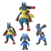 TAKARA TOMY Pokemon Figures Riolu Mega Lucario Models Model 4.5cm-6cm Exquisite Collectible Figure