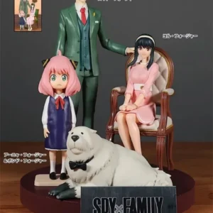 In stock Original Bandai Anime SPY×FAMILY Furyu Anya Forger Loid Forger Bond Forger Yor Forgerr Action Figure model Toys Gifts