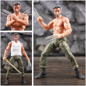 Marvel Wolverine Logan James Howlett 7" Action Figure Movie X-Men Origins Hugh Jackman Film Samurai Mutant Toys Doll Model