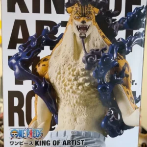 Bandai King of Artist One Piece Rob Lucci Awakening Ver. 19Cm Genuine Action Anime Figure Pvc Model Birthday Gift ABS