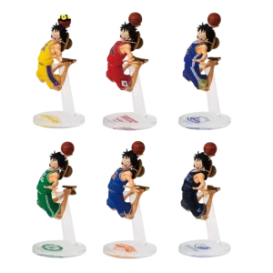 New 100%Genuine Bandai Banpresto One Piece X Nba Msp Collaboration Monkey D. Luffy Collectible Figure Official Pvc Model Gifts