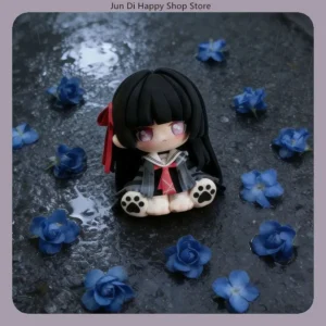 5cm Wuthering Waves Chisa Cute Version Sitting Pose Anime Figure Model Statue Collection Desktop Decoration Ornament Toy Gift