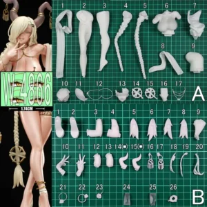 (In Stock) (W_4866) 1/7 Owari Ijn Azur Lane Unpainted Unassambled Gk Figure White Resin Model Kit