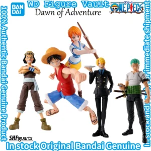 In stock Bandai S.H.Figuarts One Piece Monkey D. Luffy Sanji Usopp Nami Roronoa Zoro -Dawn of Adventure Original Toy Figures